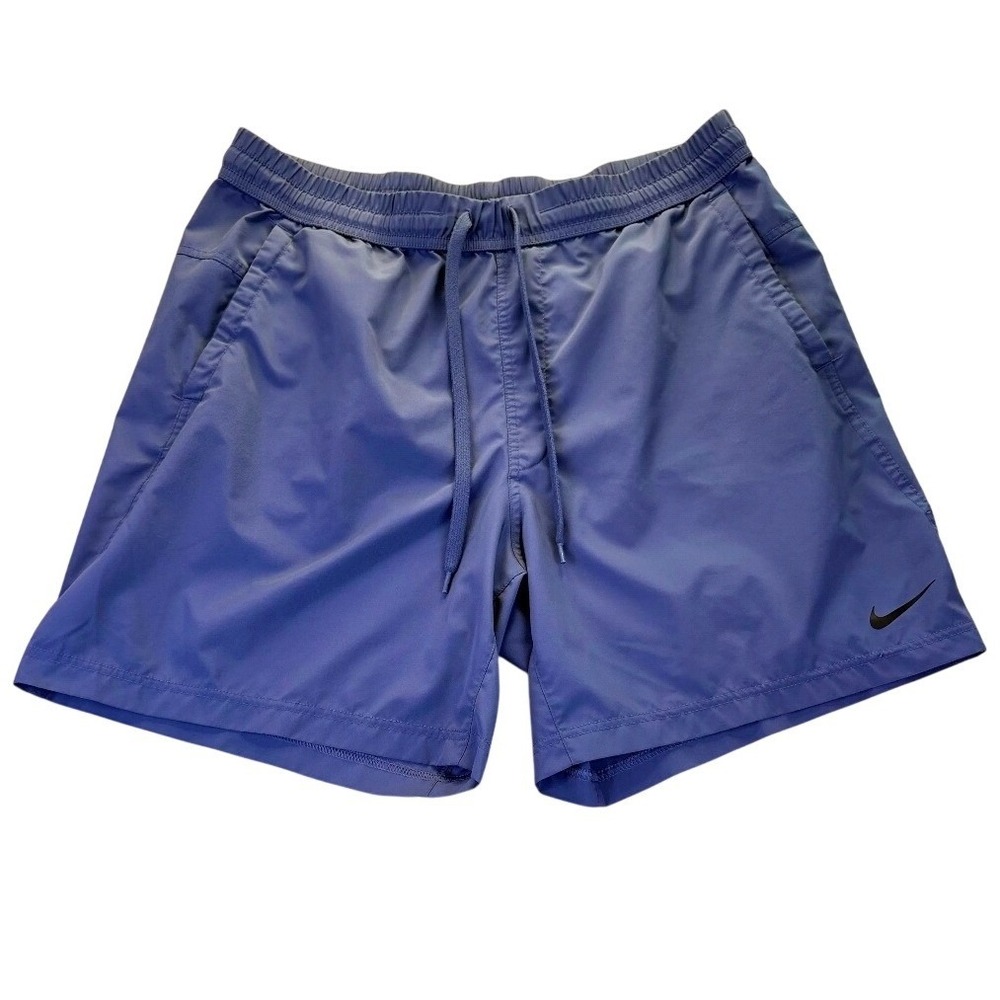 Nike Dri-FIT Mens Blue Athletic Training Running Shorts L Training Performance